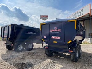 Remolque de eje tándem SAYGINLAR hecho a medida Frenos hidráulicos de capacidad de 8 toneladas 5,2 M * 3,5 m * 2M - Product Image 2