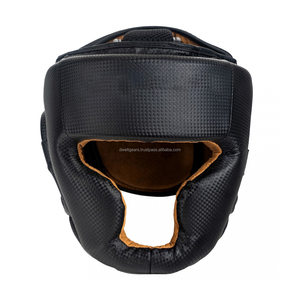 Protège-tête en cuir personnalisé avec logo pour enfants, idéal pour la boxe, l'équitation et le ski, avec design à lacets, pour l'entraînement et le sparring. - Product Image 4