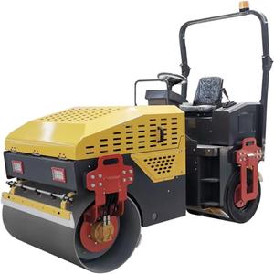 Compactador vibratorio de impacto RVR 1000, rodillo de doble tambor, rodillo vibratorio de construcción de acero de 1 tonelada con motor central 110-215V - Product Image 2