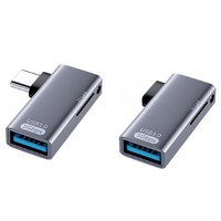 Adaptador USB-C USB 3.0 OTG con Lector de Tarjetas TF DC para Laptop, MacBook y iPhone