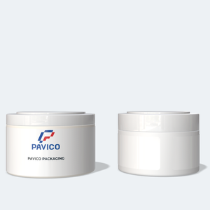 ขวดครีมเครื่องสำอางแบบฝาปิดทำจากพลาสติก PET ขนาด80มล. 100มล. 200มล. 250มล. กล่องใส่เนยสำหรับดูแลเส้นผมขนาด50กรัม - Product Image 5