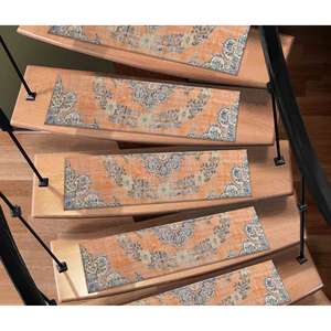 พรมสีส้ม, พรมสีฟ้า, พรมพิมพ์ลาย kilim ที่มีลวดลายชาติพันธุ์, ก๊อบเลน - Product Image 5