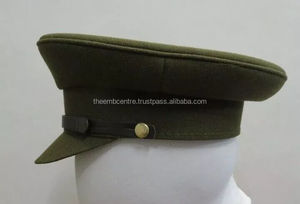 Casquette blanche uniforme de haute qualité avec insigne de lingot casquettes en gros Epeaked prix bon marché personnalisé à vendre - Product Image 3