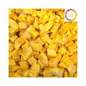 Mangue congelée IQF coupée en dés Vietnam chair jaune de haute qualité goût sucré prêt à l'emploi pour le dessert smoothie - Product Image 3