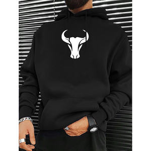 Jersey de ocio de Otoño/Invierno para hombre, prendas de punto y sudaderas estándar de un color fabricadas en China - Product Image 1