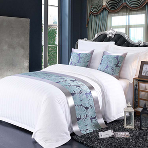 Ensemble de draps de lit 100% coton de haute qualité Techniques tricotées confortables Finition douce lavée Haute GSM Respirant pour chaque saison - Product Image 3