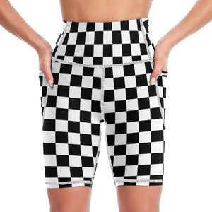 Short de yoga taille haute pour femme solide 100% polyester ceinture élastique respirant séchage rapide léger entraînement écologique - Product Image 1