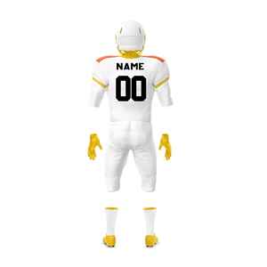 Ensemble d'uniformes de football américain en polyester 100% à prix raisonnable avec manches courtes et caractéristiques de taille plus Fabriqué en Amérique - Product Image 6