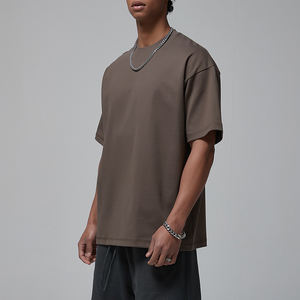 เสื้อยืด320จีเอสเอ็มสำหรับผู้ชายเสื้อยืดโอเวอร์ไซส์สีขาว - Product Image 2