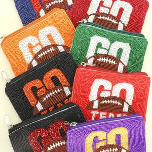 Monedero de fútbol con cuentas Go Team Seed, minibolso de moda hecho a mano con personalización para tarjetas y pequeños elementos esenciales - Product Image 6