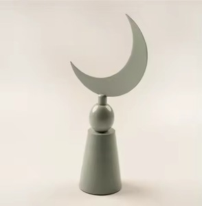 Centro de Mesa Decorativo de Metal Grande para Ramadán con Luna Creciente y Linterna, Perfecto para Mesa de Comedor y Sala de Estar - Product Image 6