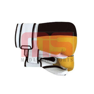 Guantes de boxeo de cuero PU de alta calidad OEM logotipo personalizado profesional 12oz 14oz 16oz guantes para entrenamiento de gimnasia al por mayor - Product Image 3