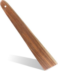 Qingzhu Wooden <b>Spurtle</b> Blender Spatula Flat Stirring Stick Sourdough Mixer Dough Cooking Baking Whisking Oven Dishwasher - Product Image 1