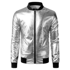 Streetwear High Quality <b>Canvas</b> Stand Collar Winter Bomber <b>Jackets</b> for Adult <b>Men</b> with Custom Design - Product Image 1