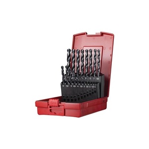 <b>Drill</b> <b>Bit</b> Set A190 DIN 338 TypN HSS 1-10mm X 0.5mm Step Spiral - Product Image 1