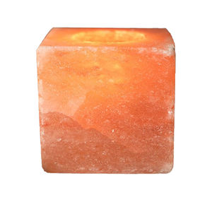 Grace International Services estilo náutico lámpara de sal de cristal del Himalaya larga portavelas tallado decoración del hogar artesanías naturales altas - Product Image 1