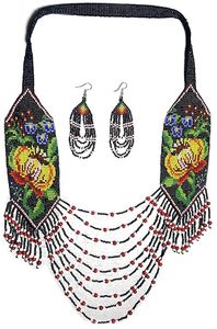 Collar de cuentas de semillas africanas hechas a mano, joyería étnica al por mayor, declaración Multicolor Tribal - Product Image 3