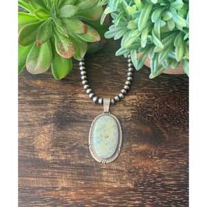 Dave Skeets White <b>Opal</b> & Sterling Silver <b>Pendant</b> Bezel Setting Rose Gold Rhodium Plating Religious Style Charm Number Pattern - Product Image 1