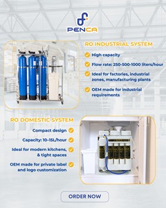 Maquinaria de Tratamiento de Agua Industrial por Ósmosis Inversa OEM ODM Penca 500L/H con Bomba y Sistema de Filtración por Motor - Product Image 6