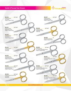 Ciseaux professionnels à pointe fine en acier inoxydable pour manucure, coupe des cuticules, utilisation en salon de beauté, fabricant OEM en gros - Product Image 6