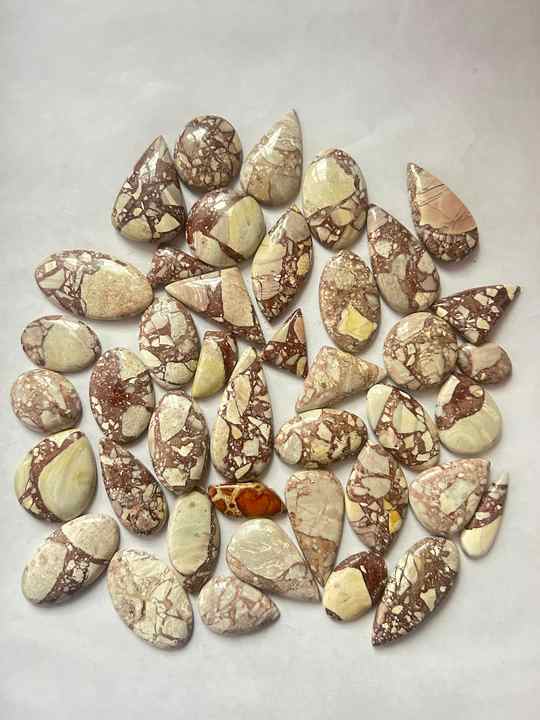 Australian Natural Mookaite Cabochon Semi-Precious Gemstone for Jewelry Making with Bracketed Mookaite Wholesale Price Gemstone,