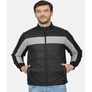 Blouson d'hiver personnalisé pour homme, veste matelassée à col montant de créateur, veste à bulles rembourrée coupe-vent - Product Image 6