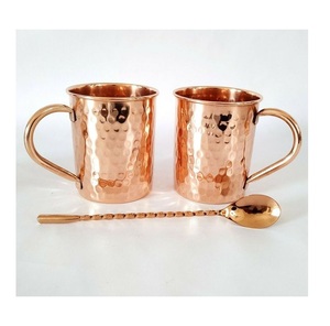 Taza de Cobre para Beber Cerveza con Acabado Brillante Hecha en Fábrica, Venta al por Mayor, Fabricante y Exportador de Tazas de Cobre con Acabado Único - Product Image 1