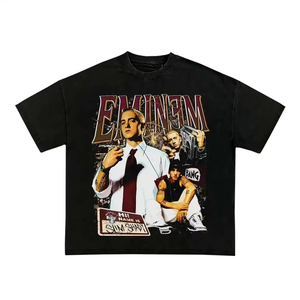 Camiseta de Hombre de Diseño Recortado con Estampado en Serigrafía, 100% Algodón, Corte Cuadrado, del Fabricante - Product Image 6