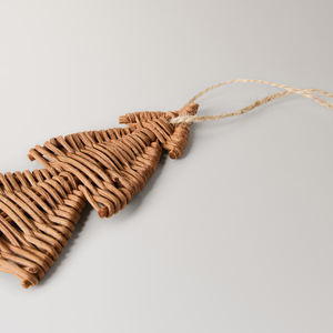 Elegant Rattan Christmas Tree <b>Hanging</b> <b>Ornament</b> Handwoven Wicker Decor OEM ODM Factory Wholesale Rattan Tree <b>Ornament</b> - Product Image 5