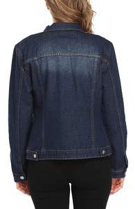 Veste en jean pour femmes, légère, faite sur mesure, respirante, anti-froissement, durable, veste en jean pour femmes à des prix abordables - Product Image 4