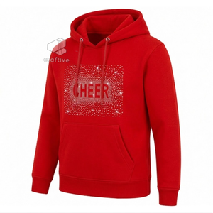 Custom Cheer Zip-Up Hoodie Personalized Team Warm Up Cheerleading <b>Jacket</b> Girls Athletic Fit Hoodie For Practice & Performance - Product Image 2