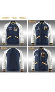 New Fashion <b>Low</b> Price Mens Bomber Jackets Baseball Classic <b>Top</b> Winter Outwear Varsity Jacket - Product Image 5