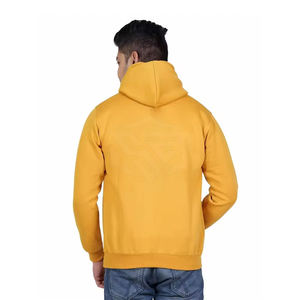Sudadera con Capucha para Hombre, Diseño Personalizado 2025, 100% Algodón, Invierno, Casual, con Cierre, Patrón Sólido, Servicio OEM Disponible, 320g, Transpirable - Product Image 3