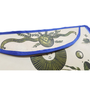 Tablier maçonnique Maçonnique Regalia Grand Lodge Past Master Lambskin Purple Master Bullion Tablier maçonnique brodé à la main - Product Image 4