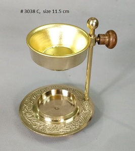 Brass Incense <b>Oil</b> <b>Diffuser</b> Resin Burner Metal Charcoal Burner Bowl Cup Plated Model for <b>Room</b> Aroma for Home Decoration Gift - Product Image 2
