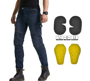 Jean baggy droit personnalisé pour homme – Denim épais délavé de haute qualité, style streetwear, coupe large, couleur mi-sombre - Product Image 6