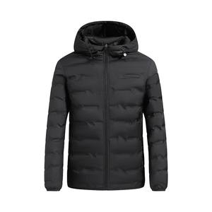 Nouvel arrivage Veste matelassée à capuche personnalisée décontractée Oem épaisse unisexe grande taille surdimensionnée vierge vente en gros noir hiver - Product Image 2