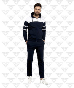 100% ensembles de survêtements en coton du pakistan prix de gros hommes jogging ensembles de survêtements avec votre logo de marque personnalisé imprimé 2023 - Product Image 4