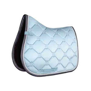 Tapis de selle de cheval en mousse satinée avec design matelassé, doublure douce, ajustement confortable pour l'équitation, logo personnalisé disponible OEM - Product Image 3