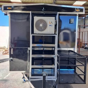 NEW 8 5x16 Aluminum Mobile Food <b>Trailer</b> Truck Pizza Indoor Broiler 3 Compartment Sink Candy Chips Station 3-Year Warranty Rust - Product Image 5