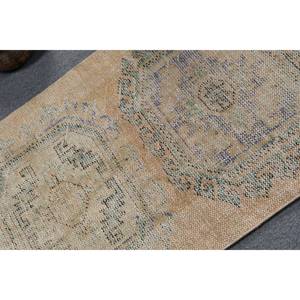 พรมขนแกะสีเบจ2.7 x 3.9ft ผ้าขนแกะทำด้วยมือเป็นมิตรต่อสิ่งแวดล้อมดีไซน์แบบเย็บปะติดปะต่อกันขนาดกลางทำจากยางรองทรงสี่เหลี่ยมผืนผ้า - Product Image 5