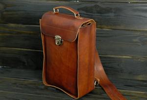 Bolsos para chicas adolescentes mochilas de cuero genuino Vintage mochilas para damas mujeres diseñador mujer mochila bolsas - Product Image 6