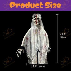 NED realistico in lattice <span class=keywords><strong>Horror</strong></span> figure di cera a grandezza naturale di <span class=keywords><strong>Zombie</strong></span> e statue di fantasmi che vendono per le esposizioni della casa stregata di Halloween - Product Image 5