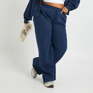 Pantalones Deportivos de Forro Polar para Mujer de Alta Calidad OEM/ODM, Elegantes y de Material Premium, Ropa Casual, Corte Recto, Ajuste Regular - Product Image 5