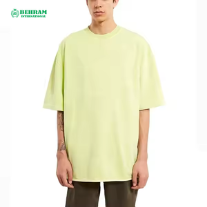 High Quality 100% Cotton Canvas T-Shirt for Men <b>Blank</b> Heavy <b>Weight</b> Oversized Eco-Friendly Breathable Printing Custom Logo - Product Image 1