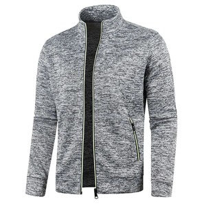 Sweat à capuche zippé pour homme, coupe ajustée, respirant, en polaire coton-polyester, pour la salle de sport, la musculation, le sport d'automne, pull-over - Product Image 4