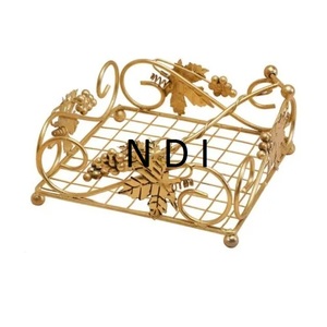 Récipient en papier serviette personnalisé porte-mouchoirs en métal les plus vendus porte-mouchoirs décoration chambre salon - Product Image 1