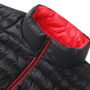 Chaqueta acolchada de invierno para hombre personalizada, éxito de ventas, estilo callejero, poliéster impermeable en varios colores, con revestimiento largo y fino - Product Image 5