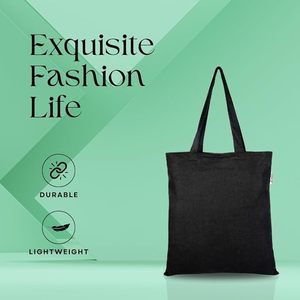 Sac fourre-tout en tissu réutilisable en toile avec fermeture à glissière et poche intérieure Femmes et filles Voyage Plage Cadeau College Tote bag (Pink_Butterfly). - Product Image 6