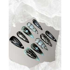 Uñas Postizas que Brillan en la Oscuridad, Visibles en la Oscuridad - Product Image 3